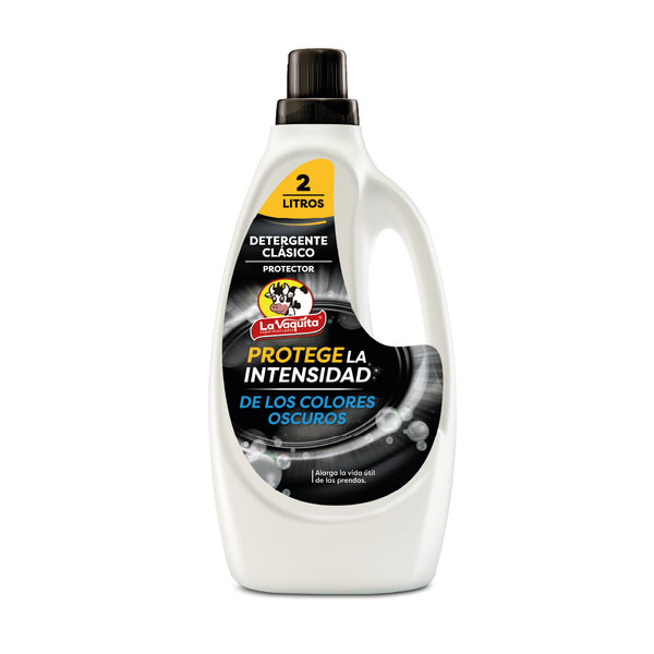 Detergente Líq  La Vaquita Ropa Oscura 2000mL